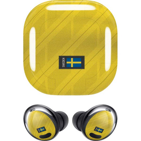Sweden Soccer Flag Galaxy Buds Pro Skin